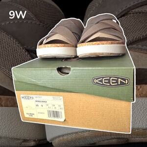 •NWT• KEEN Elle Mixed Slide in Brindle/Birch • Women's Size 9 (US)